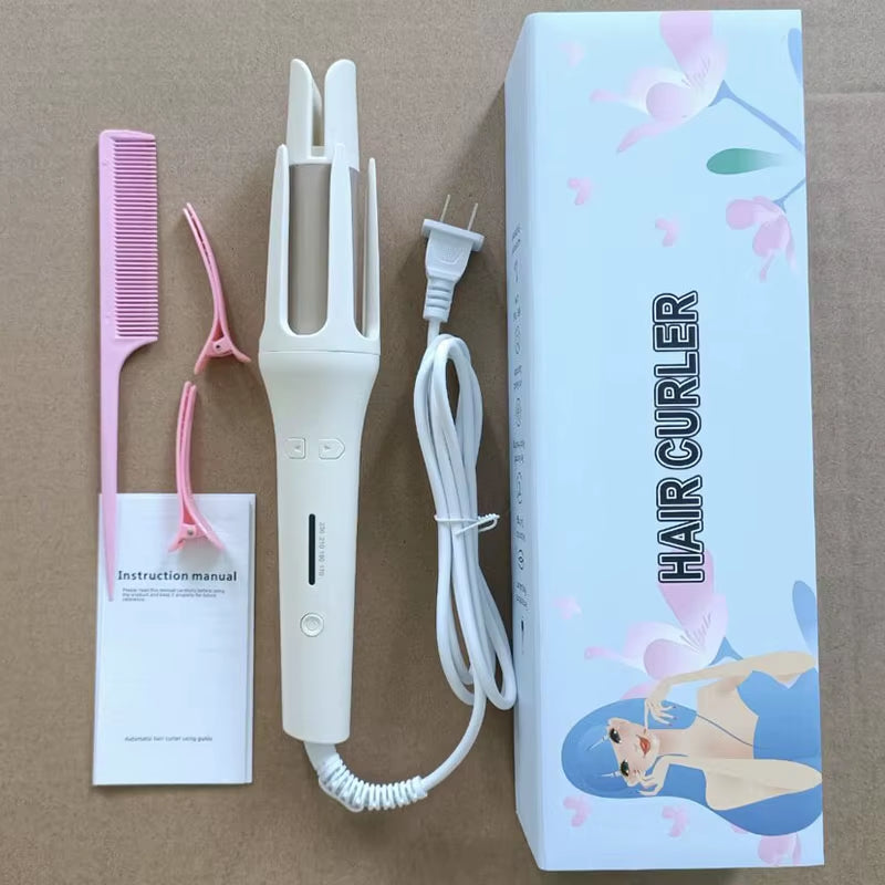 New Anion Automatic Hair Curler Fluffy Chicken Rolls Hair Curler Dormitory Portable Mini Electric Curler Long Lasting Curly Hair