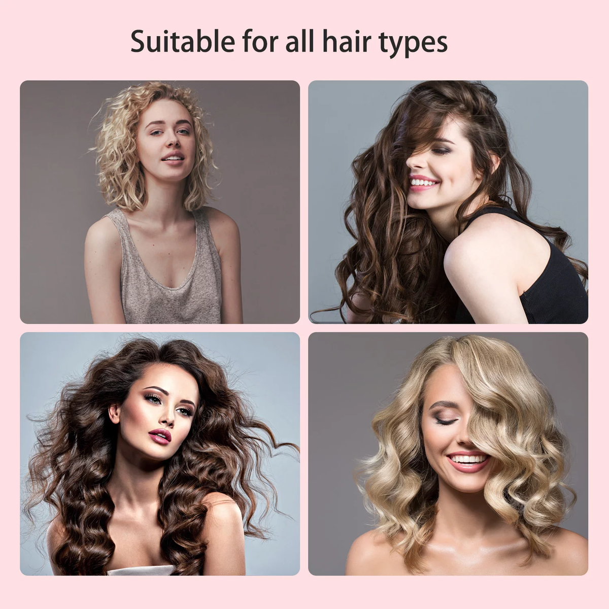 3 Barrel Curling Iron Wand,  1