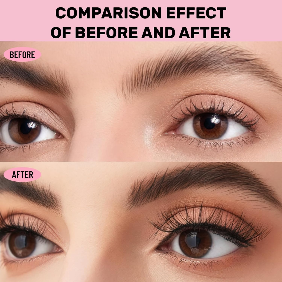 2 Pairs Magnetic Eyelashes, Reusable Natural Look Lashes Kit, No Glue Needed & Durable, Easy to Wear and Remove Magnetic Eyelashes with Applicator(08 Natural)